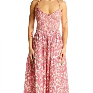 Floral Pink Maxi Dress